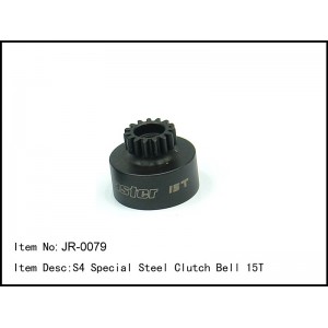 JR-0079 S4 Special Steel Clutch Bell 15T 