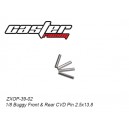 ZXOP-39-02 1/8 Buggy Center Front and Rear CVD Pin 2.5x13.8