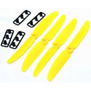Gemfan 5030 Propeller CCW Yellow 4pcs for RC Quadcopter