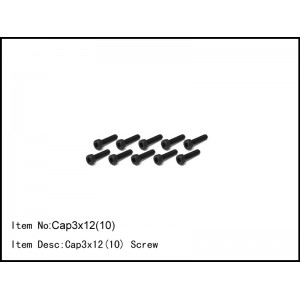Cap 3x12 Screw