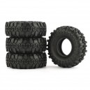 AX-4020 Injora Super Swamper 110mm 1.9 Inch Rubber Rocks Tyres for 1/10 4pcs