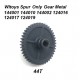 Pinion & Spur Gear Metal WLtoys 144001 144010 144002 124016 124017 124018 124019 rc car