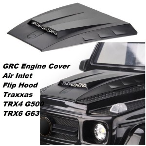 GRC Hood Engine Cover Air Inlet Traxxas TRX4 G500 TRX6 G63 Flip Rc Car 1/10