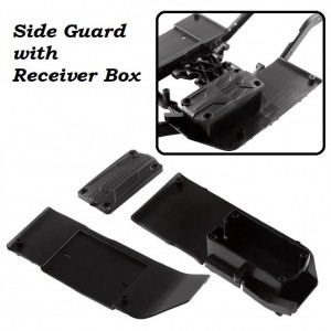 Plastic Side Guard with Receiver Box Axial SCX10 II 1/10 RC Car 90046 90047 90050 90060