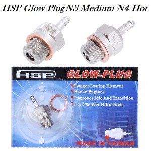 HSP Busi Glow Plug Medium Hot N3 N4 Nitro Engine RC Car